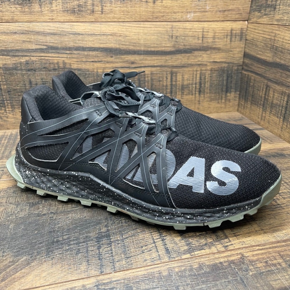 Adidas Vigor Bounce Trail Shoes Mens 13 Black Athletic Running Hiking